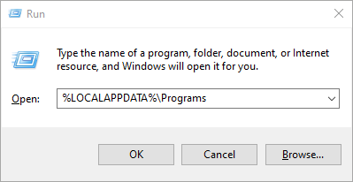 Explore appdata directory