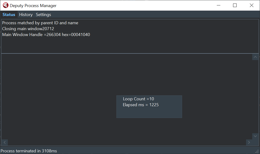 Process close activity monitor Deputy Process close activity monitor